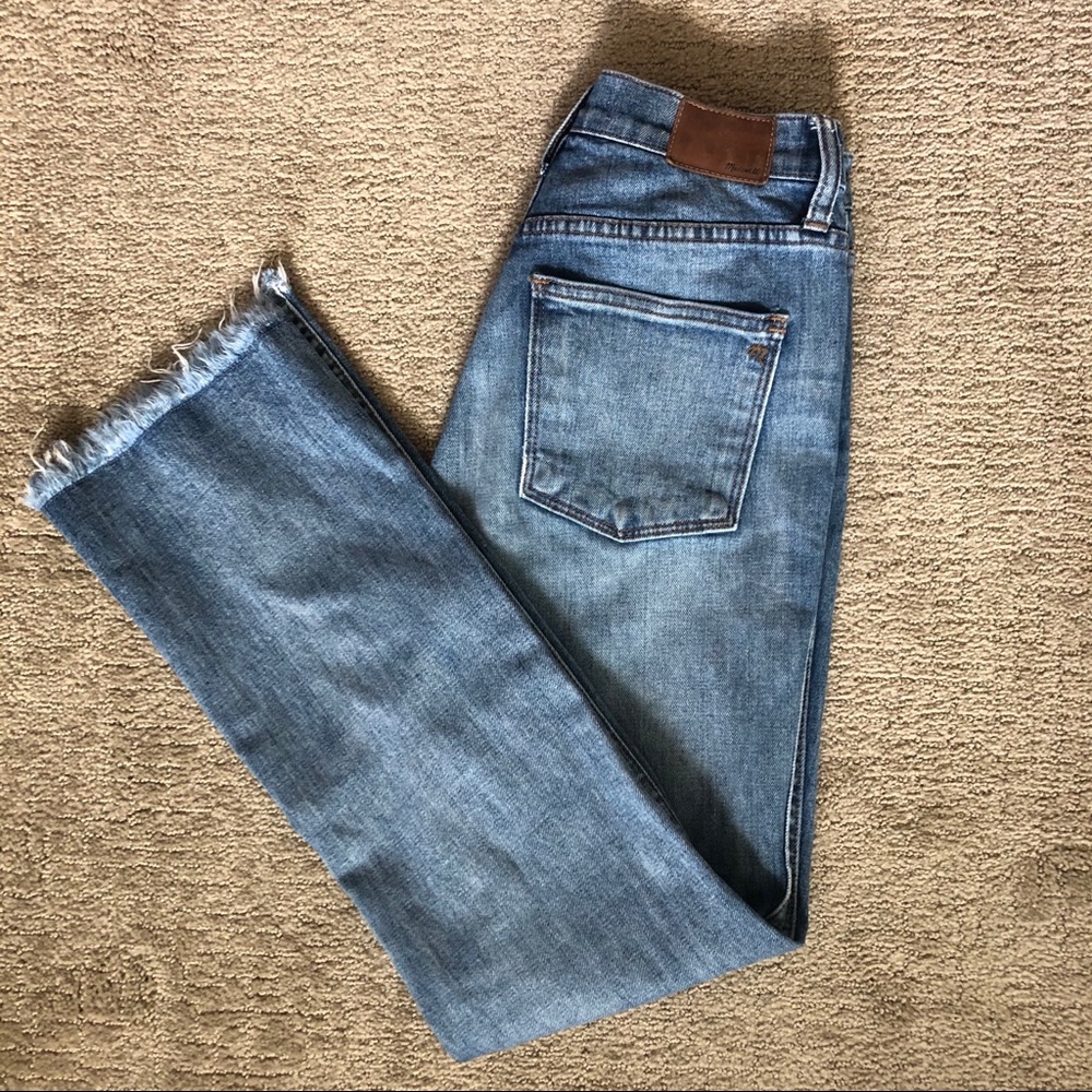 Madewell 10 inch High Riser Demi Boot Jean